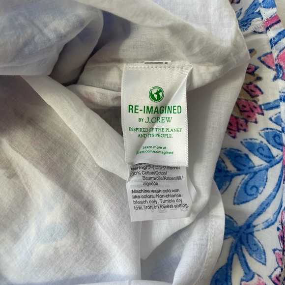 J.Crew ruffle neck top. - Picture 11 of 12